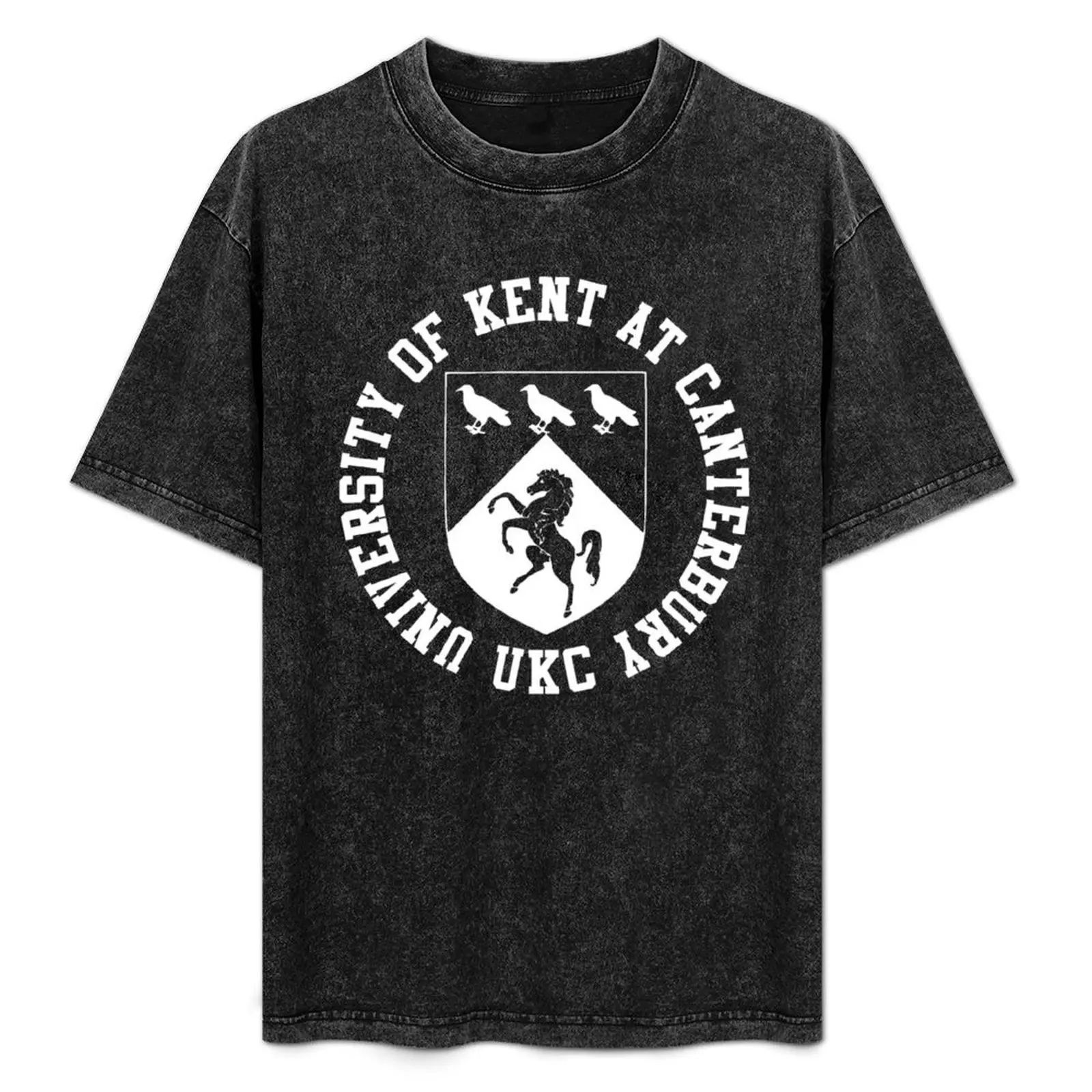 Camiseta de manga corta informal para uso diario de la Universidad de Kent en Canterbury UKC UK