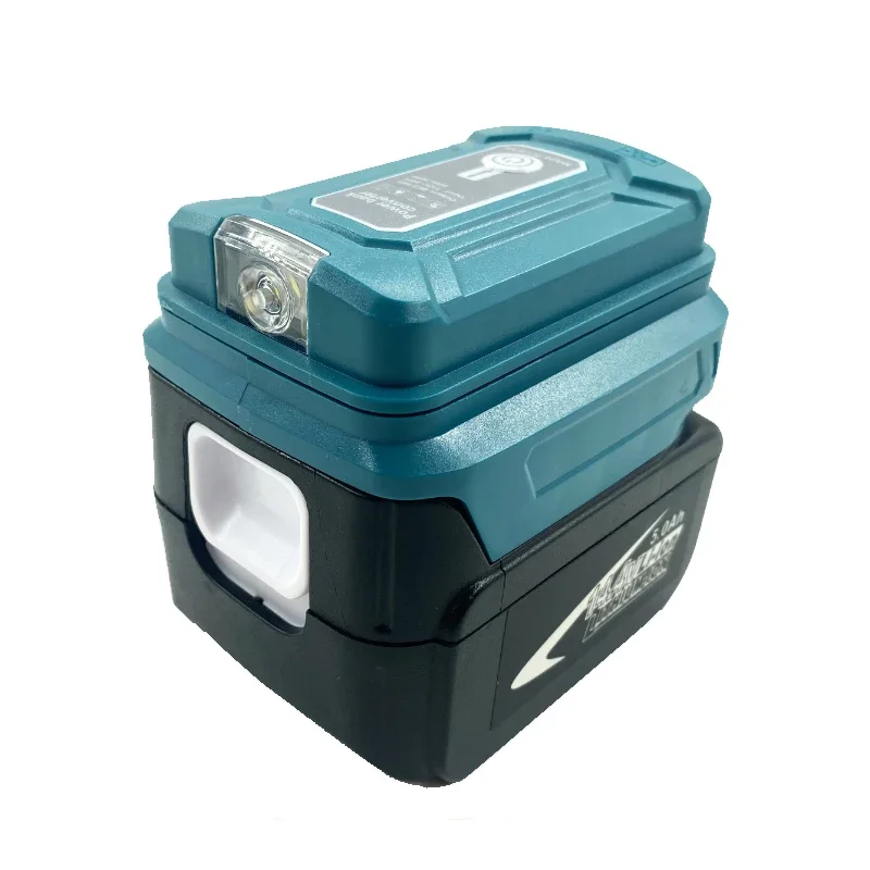 Imagem -02 - Adaptador de Saída Usb Duplo com Luz Led Fonte de Energia Portátil para Makita 14.4v18v Li-ion Bateria Bl1430 Bl1830