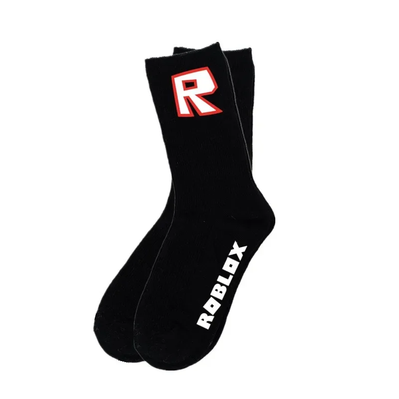 Gioco Roblox Gioco Anime Stampa Manica lunga Uomo e donna Inverno Tempo libero Moda Sport Calzini in cotone Calzini lavorati a maglia Regalo di