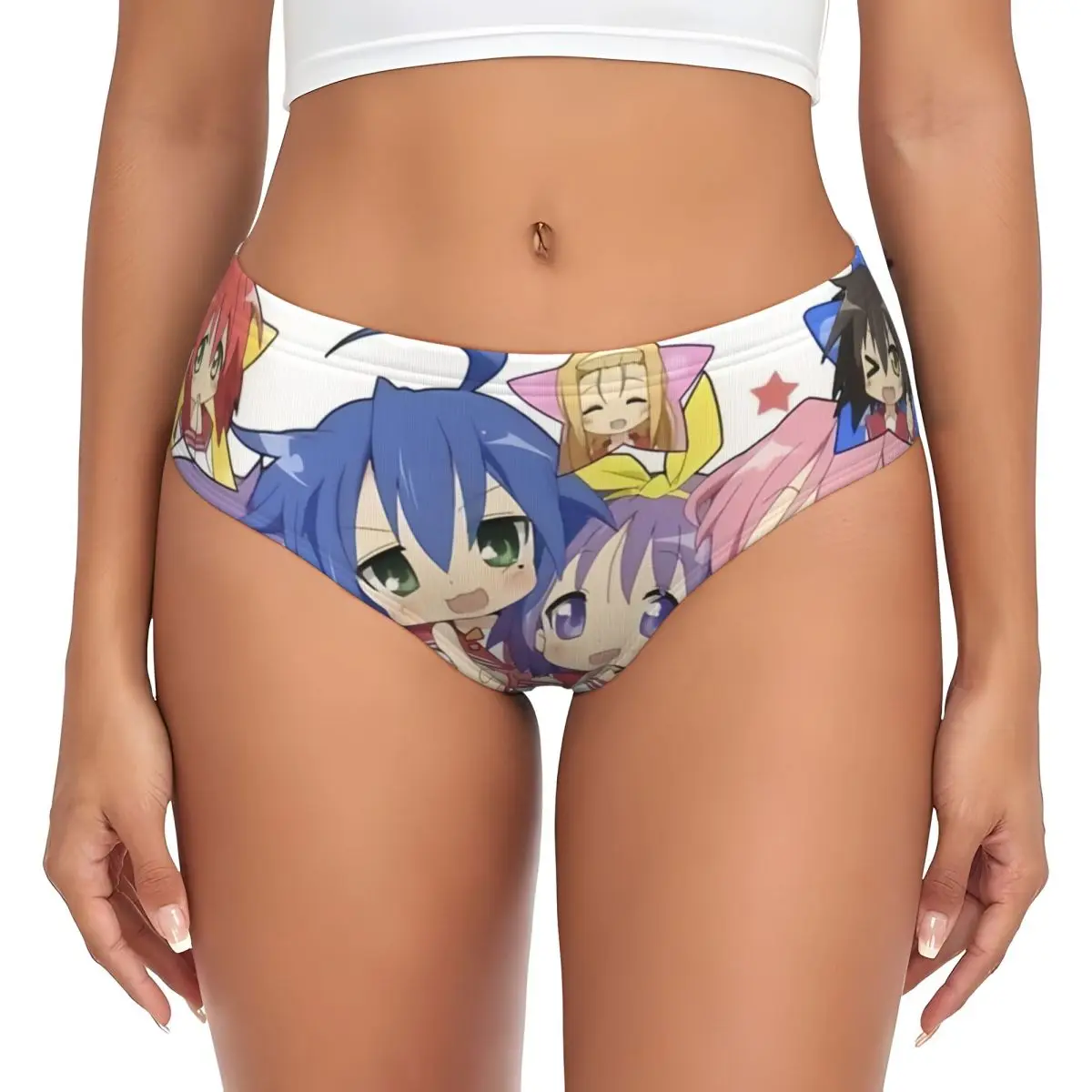 Image of Benutzerdefinierte Frauen japanische Lucky Star Anime Höschen Komfort Spiel Kawaii Slips Unterwäsche