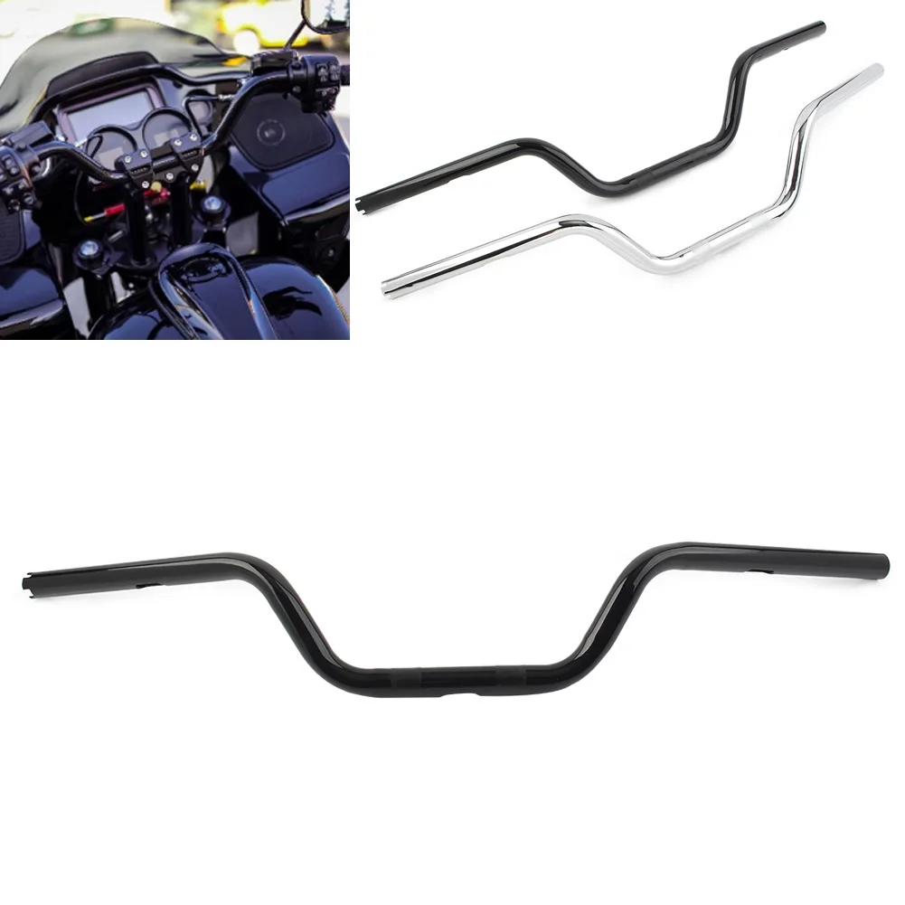 

7/8" 22mm Motorcycle Drag Bar Handlebar For Harley Sportster Dyna Softail M8 Models For Chopper Bobber Cafe Racer