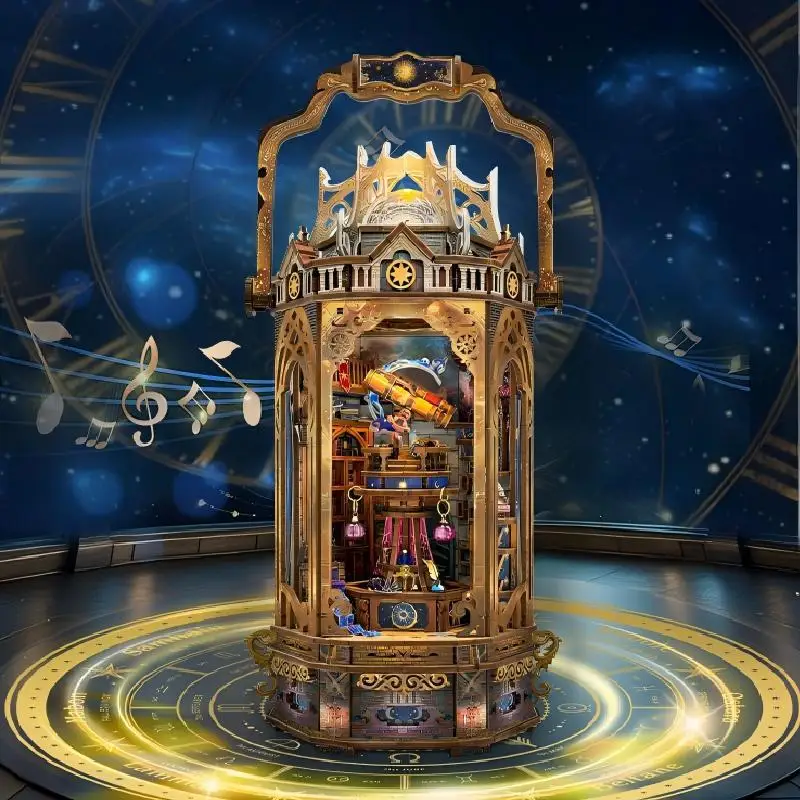 

Cosmic Guide Wooden Model, 3D DIY Constellation Puzzle, Intelligent Star Map Gift for Adults