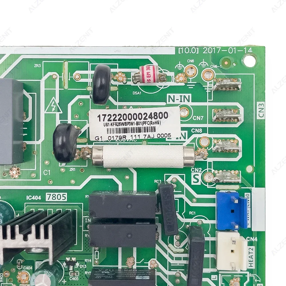Usado Outdoor Unit Control Board, Condicionamento Parte, Ar Condicionado, US1-KFR26W, BP3N1-B01, Circuito PFC, PCB 17222000024800