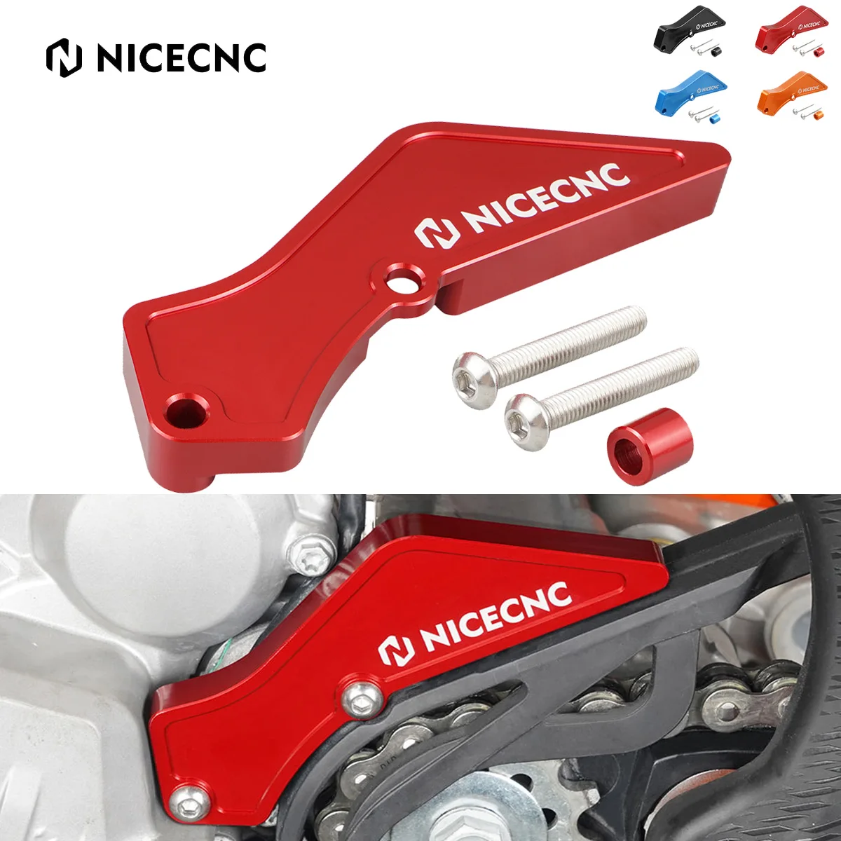 NiceCNC For GasGas MC 250F EC 250F EC 350F MC350F EX250F EX350F ECF MCF EXF 250 350 2021-2023 4T Case Saver Sprocket Guard