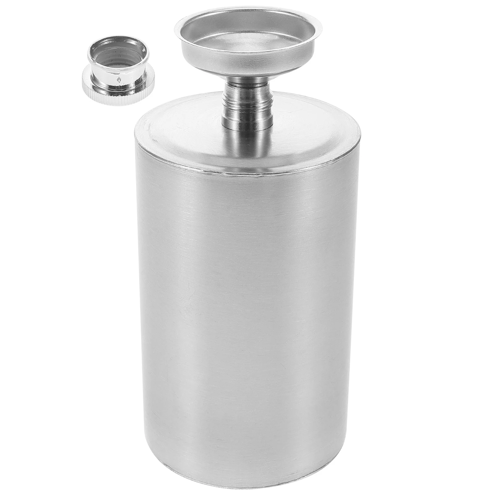 

Portable Stainless Steel Liquor Flask Small Cylinder Drum Design Leak-Proof for Camping Hiking Outdoor Travel Gifts