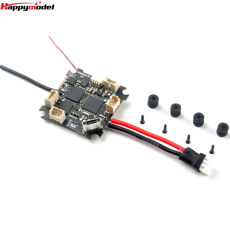 Happymodel Crazybee F4 Lite 1S Kontroler lotu Wbudowany 5.8G VTX 4w1 ESC Frsky / Flysky RX dla Mobula 6 Tiny BWhoop