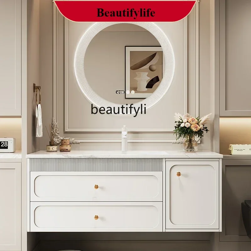 

F185 Ceramic Whole Washbin Bathroom Cabinet Bathroom Washbasin Wash Basin Light Luxury Washstand