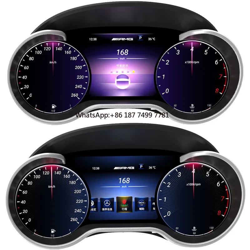 

12.5 Inch Linux System Car LCD Digital Dashboard Speedometer Virtual Cockpit for . ML/GL R Class 2005-2017