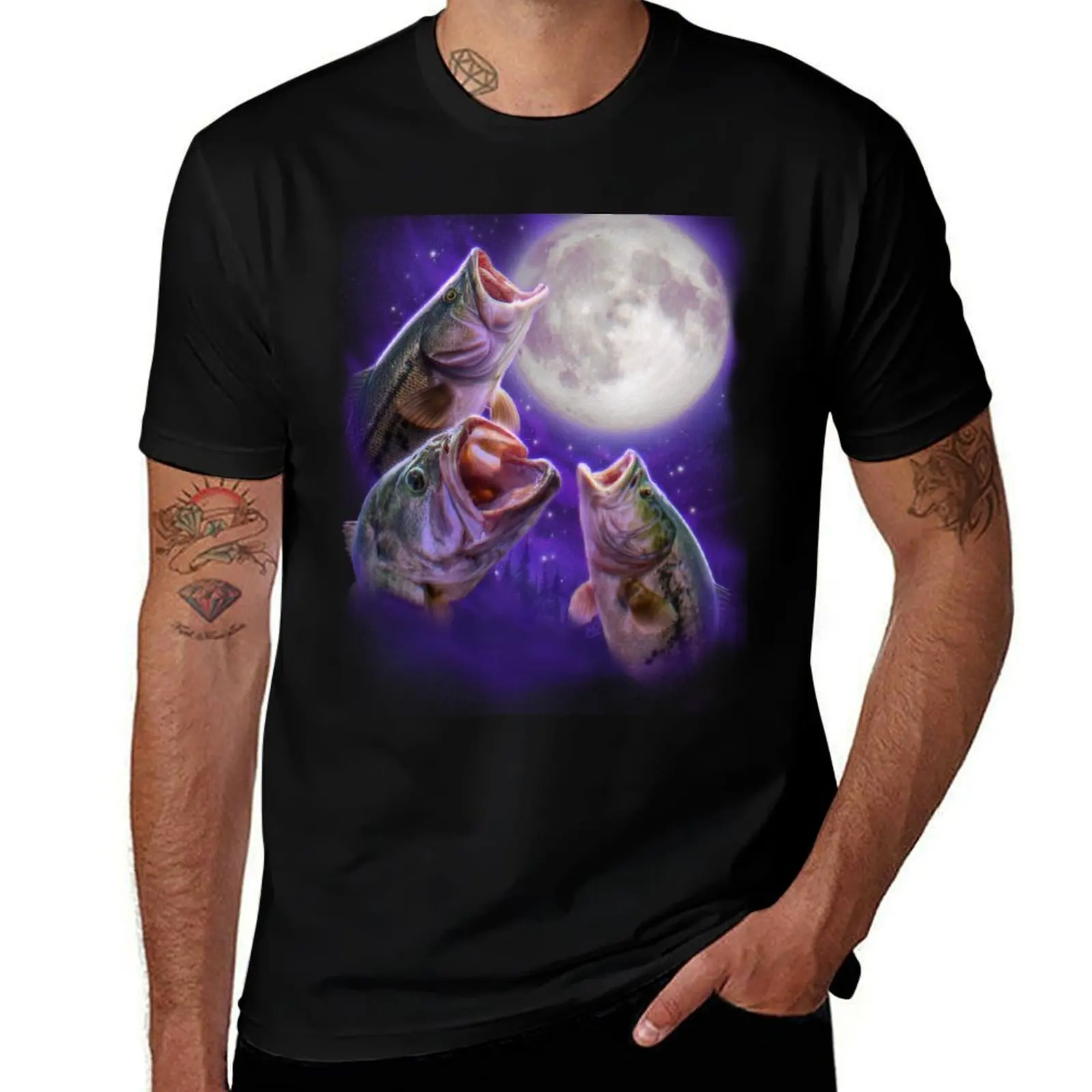 “Howl” in the Night?… T-Shirt Breathable Gym Short Sleeve T-Shirt