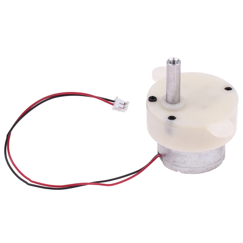 DC 6V 5 RPM Motor de engranaje silencioso alto par velocidad lenta Micro Motor eléctrico caja de cambios hacia adelante y hacia atrás