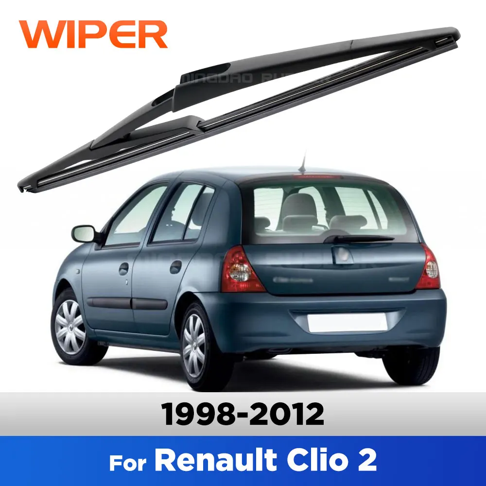 12" Rear Wiper Blade For Renault Clio 2 II MK2 Campus 1998-2012 Windshield Windscreen Window Car Rain Brushe