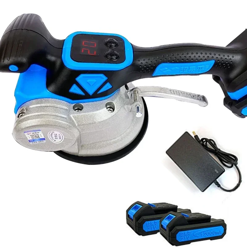 Adjustable Electric Tile Vibrator Tile Laying Machine Suction Cup Automatic Floor Vibrator Laying Leveling Tool