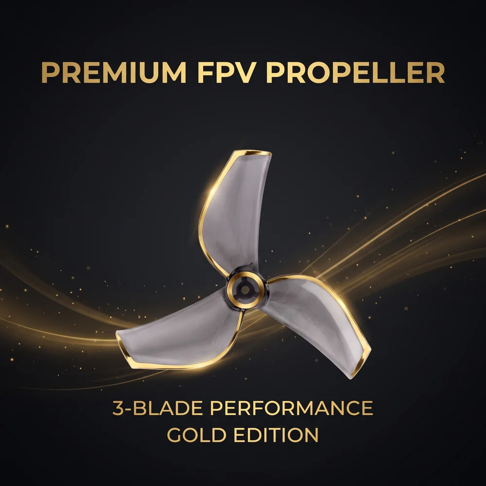 Gemfan 35mmS-3 35mm Propeller 2 Blade 3 Colors 4Pairs 1mm 1.5mm Shaft for 0802 Indoor TinyWhoop FPV