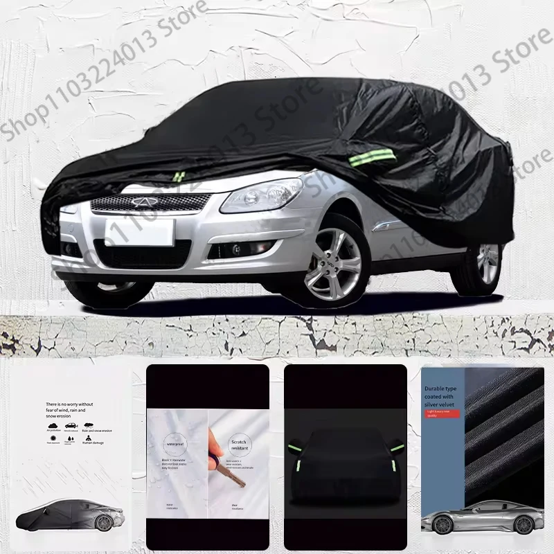 

For Chery A3 Exterior Car Cover Outdoor Protection Full Car Covers Waterproof Sunshade Anti UV Snow Cover Car cover