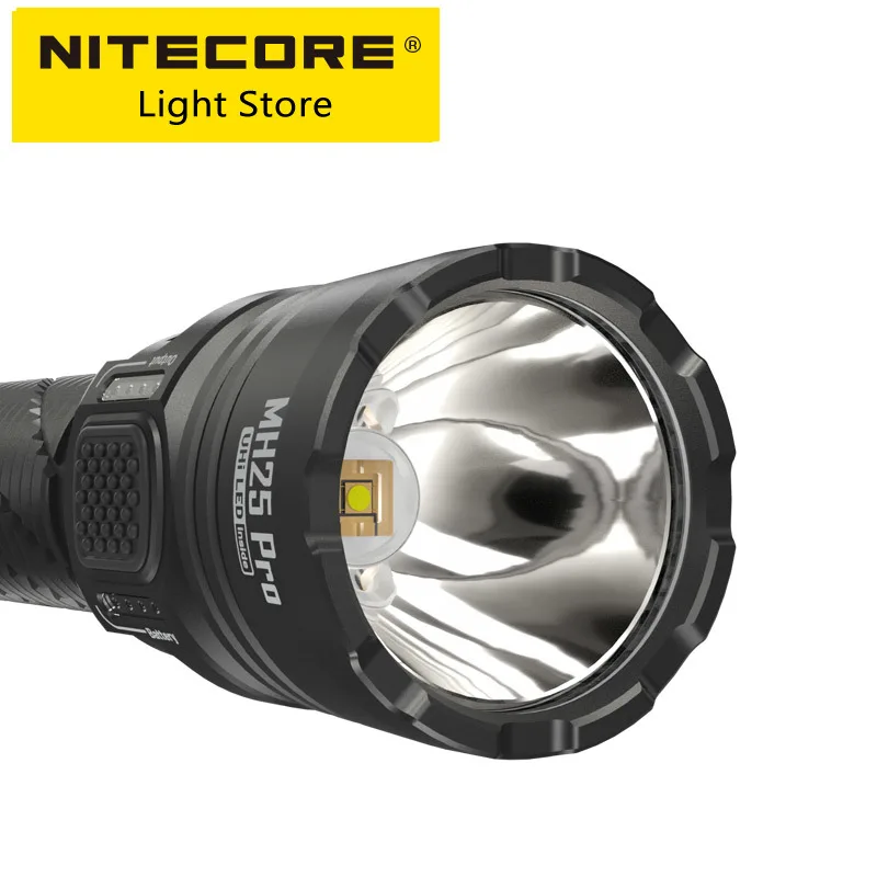 Imagem -04 - Nitecore-long Range Search Torch Mh25 Pro Usb-c Lanterna Recarregável Uhi 40 Led Beam Nl2153hp 705 m 21700 Bateria