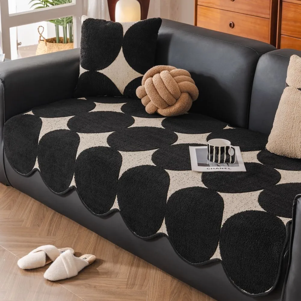 Funda Sofas Carpet Sofa Covers Sectional Couch Furry Non Slip Sofa Slipcover Furniture Protec Irregularity Cushion Carpet 쇼파커버