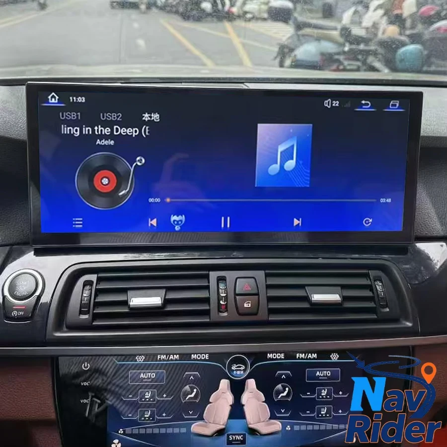 

Навигационный Wi-Fi 4G Bluetooth-радио Мультимедийный плеер для BMW 5 серии F10 F11 2013-2016 15,8-дюймовый автомобильный радиоприемник Android Carplay