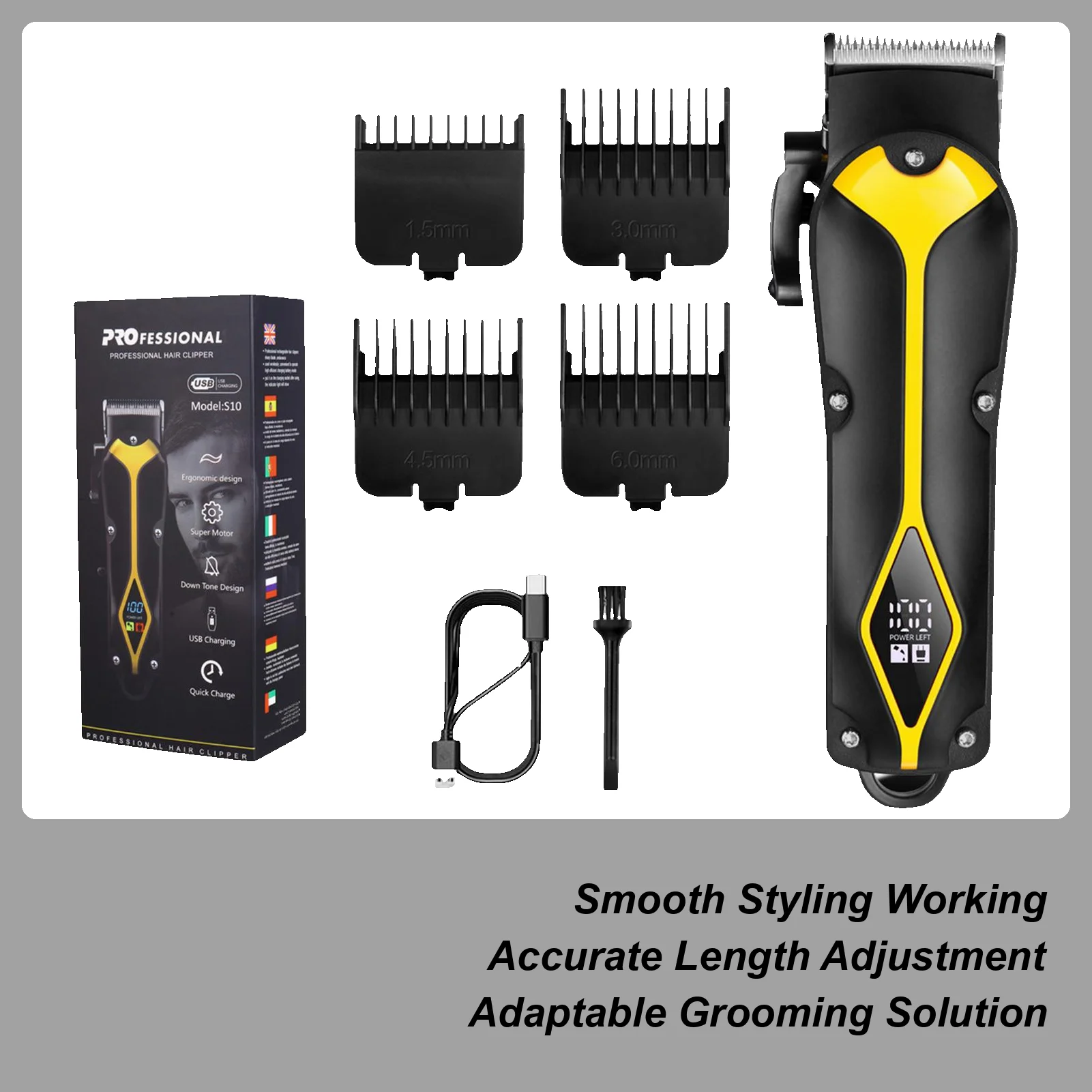 

Парикмахерские машинки для стрижки волос, аккумуляторная бритва со светодиодным дисплеем, электробритва, машинки для стрижки волос для домашнего салона, ежедневные путешествия, папа