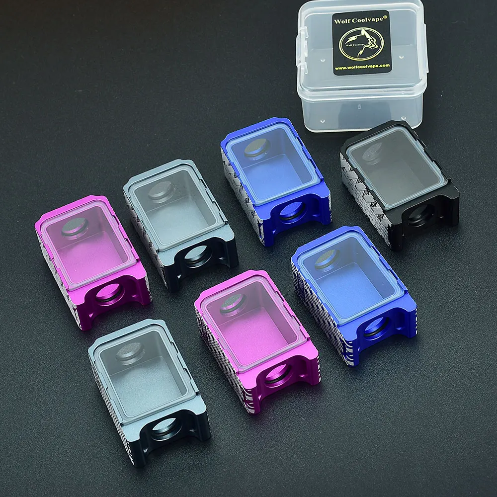 Wolfcoolvape-Monarchy Aluminium Boro Précieux pour SXK BB Billet AIO Box Mod Kit