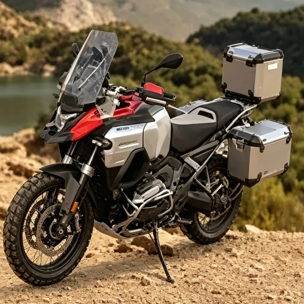 Transform Your Garage! Wall Bracket For BMW R1300GS Adventure OEM Cases Durable Space-Saving Keep Your Cases Safe Tidy
