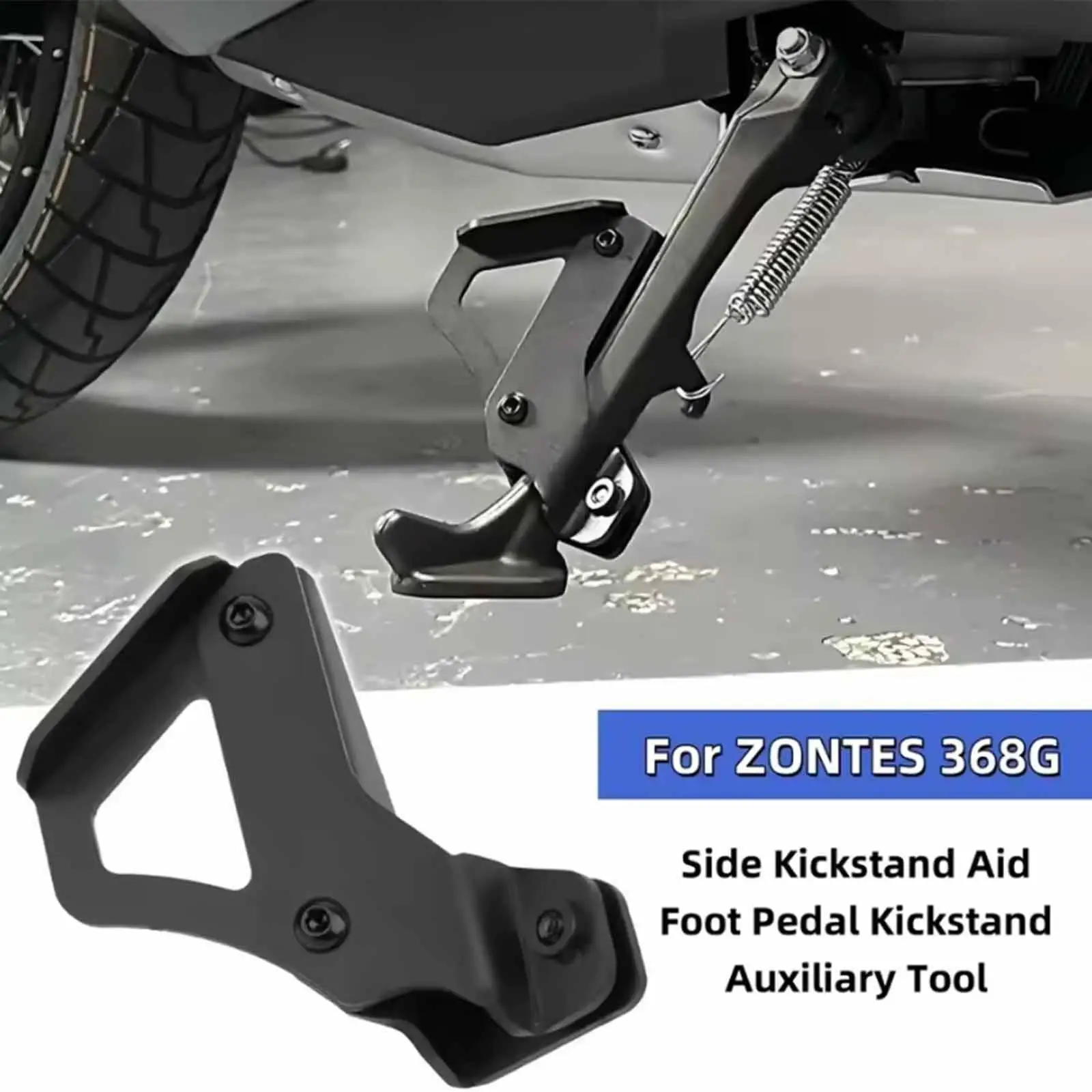 

Motorcycle Side Stand Assist Tool Kickstand Aid for 368G G368