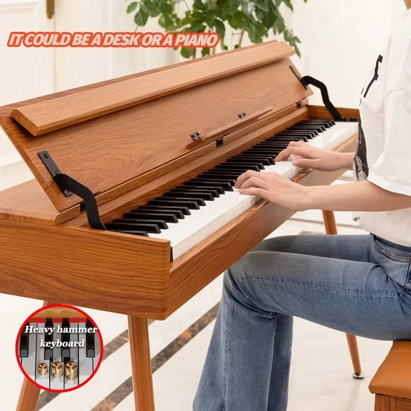 Professional 88 Key Weighted Digital Piano Keyboard Por Wooden OEM