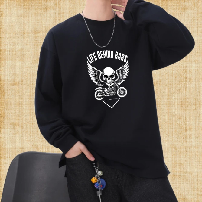 

Футболка для мужчин, осенняя Harajuku, Рождественская футболка с длинным рукавом и графическим рисунком, футболка с крыльями черепа, уличная одежда для спортзала, футболка с принтом, незаменимая футболка на Хэллоуин