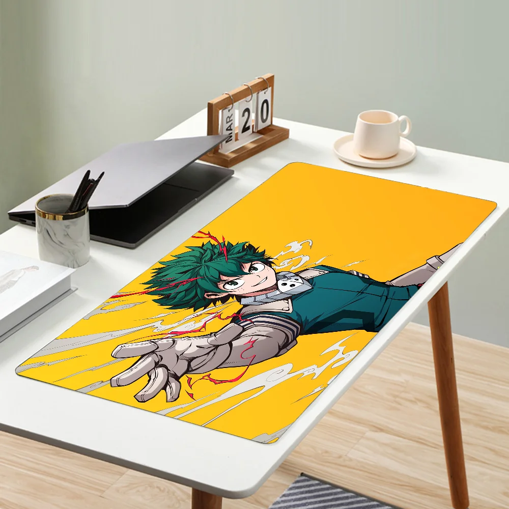 My Hero Academia Midoriya Izuku Mousepad Mouse Mat Desk Mat With Pad Gaming Accessories Prime Gaming XXL Keyboard Pad Padding M