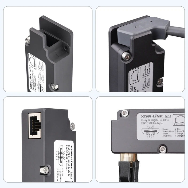 CB1 dla Starlink Adapter kabla Dishy do RJ45 Connect dla StarLink Space X Ethernet Adapter PoE Injector Starlink Kit