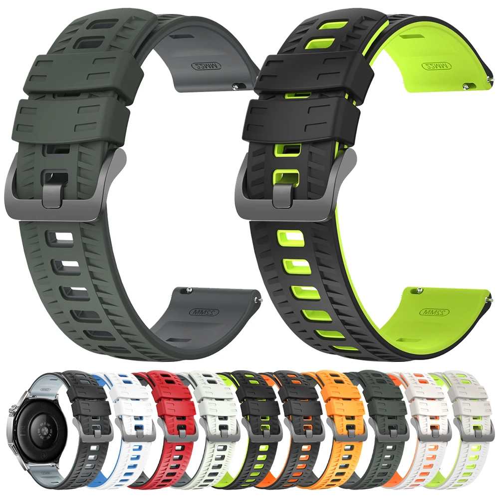 22Mm Two-Tone Silic…