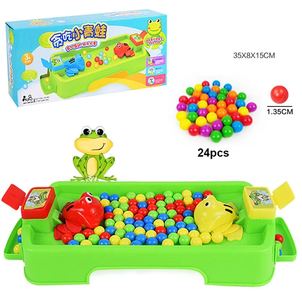 Nuove Perline Colorate Rana Mangiare Fagioli Giocattolo di Plastica 6 Stili Rana Affondamento Fagiolo Per Adulti Alleviare Lo Stress Giochi Da Tavolo Giocattolo Per Bambini