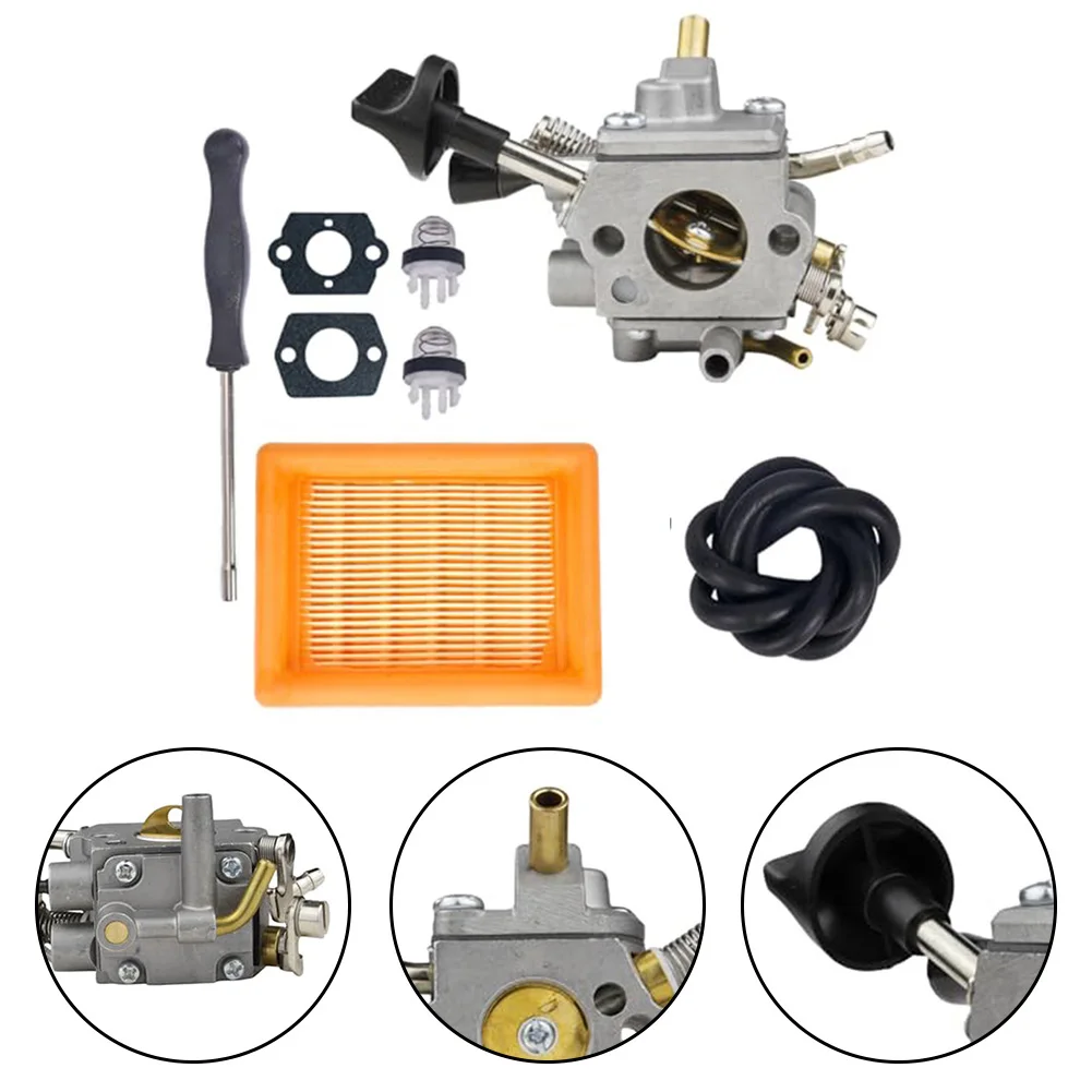 Carburetor Kit for BR800 BR800X BR800CE Leaf Blowers with Air Filter Fuel Filters Gaskets and Adjustment Screwdriver