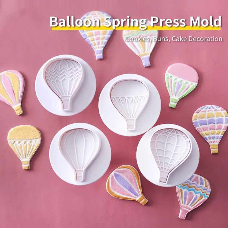 Hot Air Balloon Frosting Cookie Mold Cake Decoration Mold Chocolate Mold Kitchen Baking Cake Tools