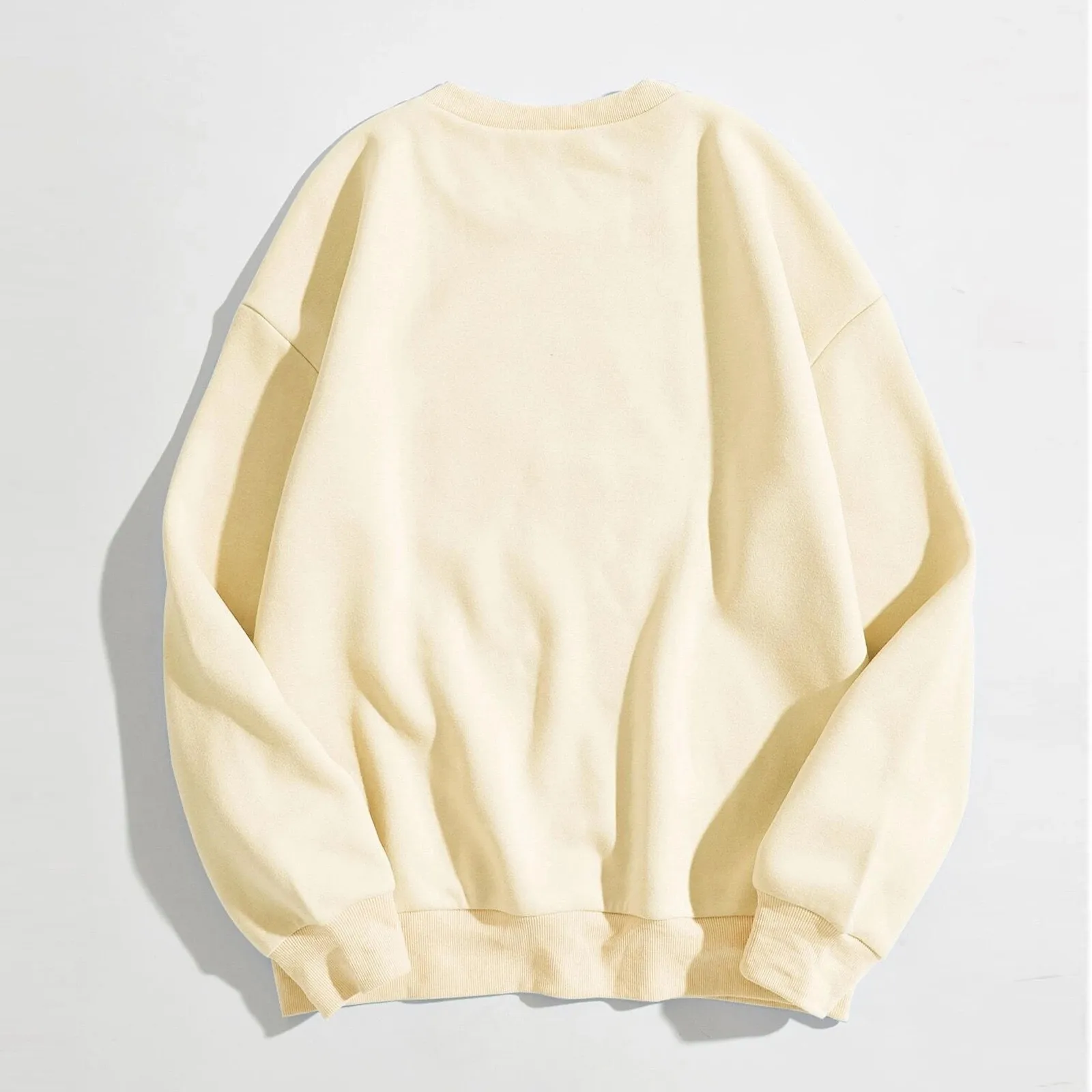 Sudadera con capucha con estampado de letras para mujer, suéter informal de manga larga con cuello redondo, holgado, cómodo, a la moda, combina con todo