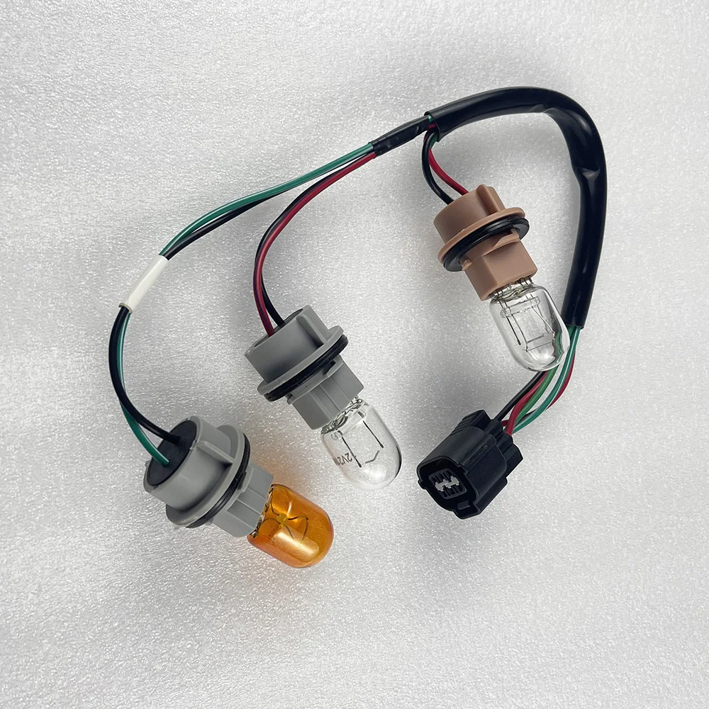 

For Mitsubishi Pajero V93 V97 New Rear Brake Tail Light Reversing Lamp Wiring Harness Plug Lines Bulb