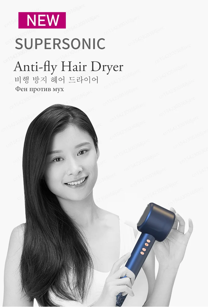 Profession elle Super Hair Dryer Haartrockner persönliche Haarpflege Styling negative Ionen Salon Werkzeug konstante Anion elektrische blattlose Haartrockner – Detail 4