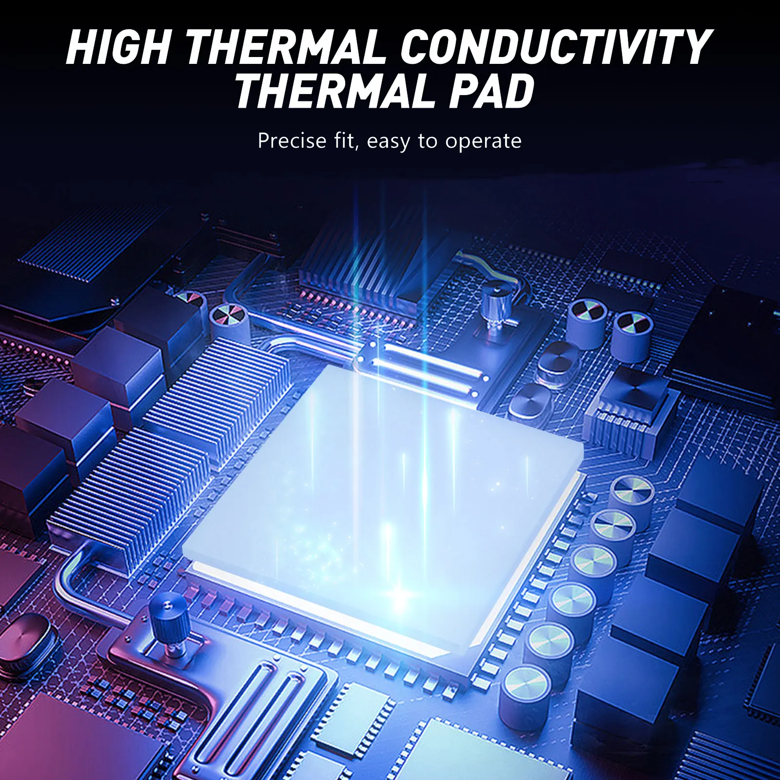 UPSIREN 21W Thermische Pad Thermische Pad CPU GPU Waterkoeling Mat 85x45mm Hoge Kwaliteit Heatsink Cooling pad PC accessoires Cutable