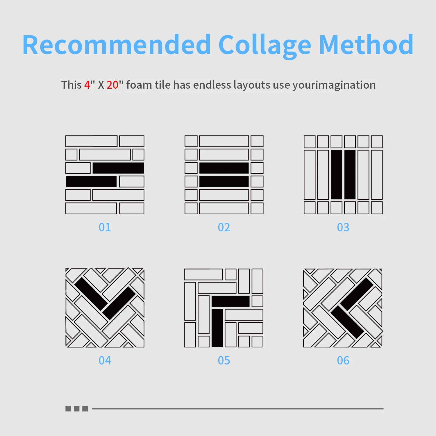 24 قطعة رغوة سميكة كريستال متجمد بلاط جدار ملصقات أرضية الخشب الحبوب ورق ديكور المنزل للجدار الطابق سقف الموقد 20x4 بوصة