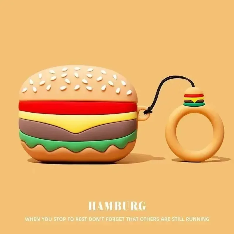 New For Huawei FreeClip 2 S Case Silicone emulational Coffee Bean Toast Earphone Protective Case with Pendant Cover Accessories
