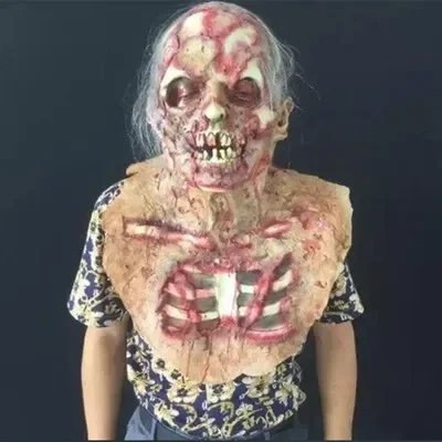 Horror Ghosts Masks Zombie Latex Hoods Escape Rooms Costumes Party Halloween Props