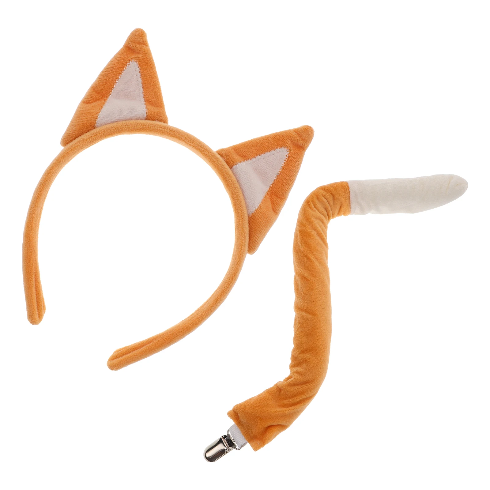 

Sheepdog Ear Headb Tail Set Furry Halloween Cosplay Hairb Kids Party Accessories Christmas Gifts