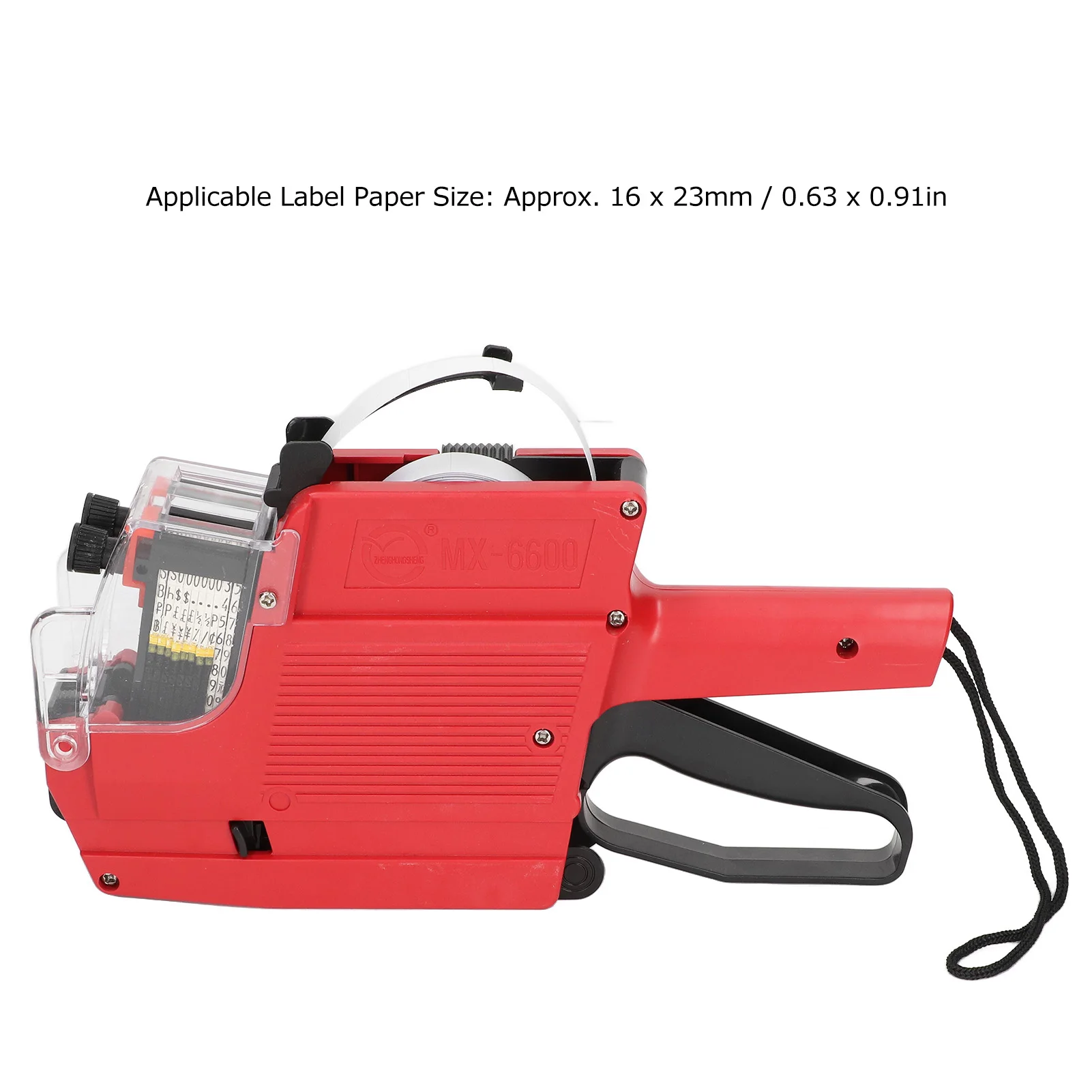 علامات بندقية سعر المصنع علامة بندقية تسمية بندقية 10 أرقام 2 خطوط تسمية ماركر مرفق أداة لمتجر مكتب البيع بالتجزئة