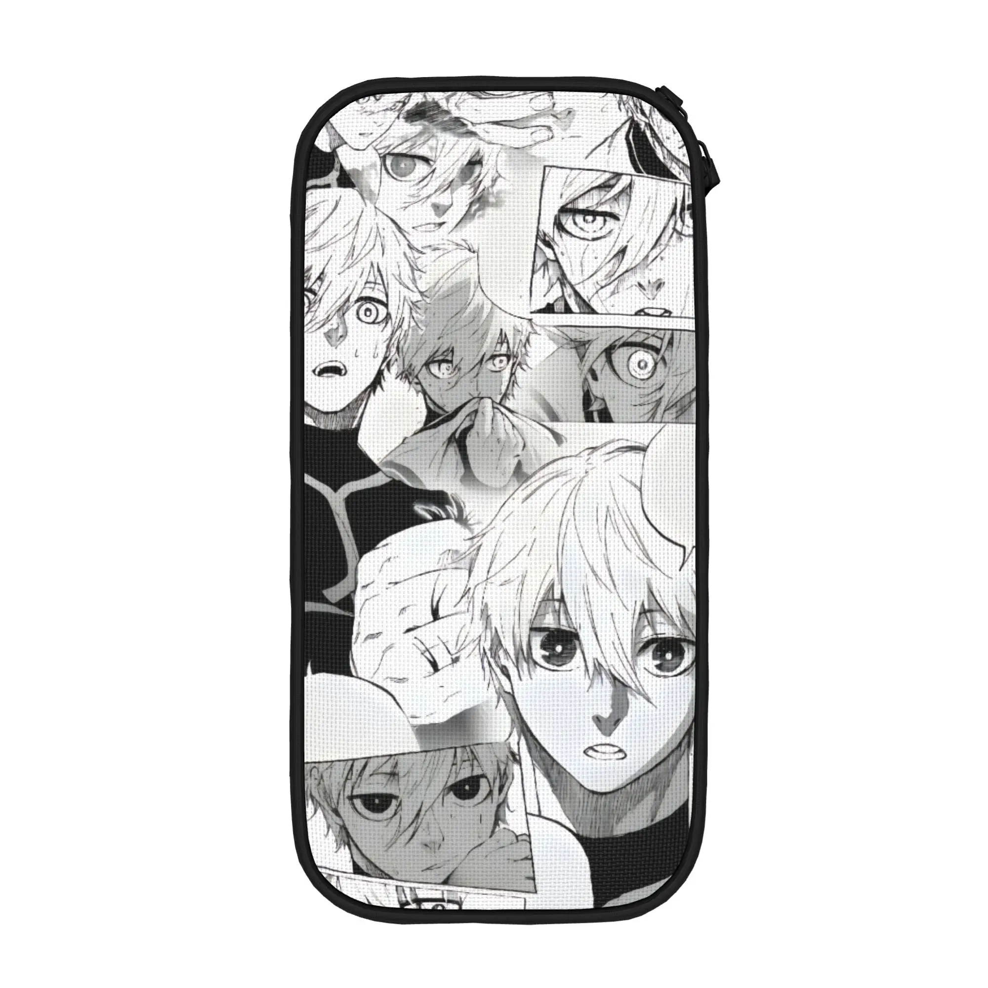 Blue Locks Anime Pencil Cases Cute  Pen Box Bags for Student Large Storage Students School Gifts Pencilcases