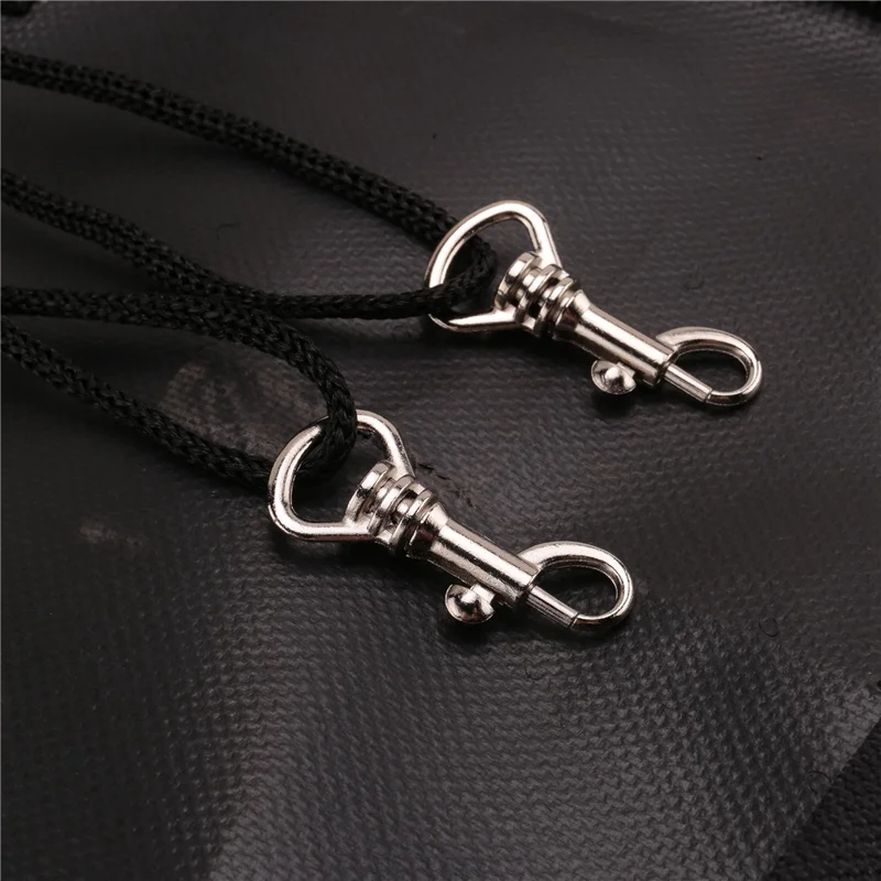 【SEE】2X 옥스포드 천 블랙 드럼스틱 드럼 스틱 말렛 백 홀더 휴대용 스트랩이 있는 휴대용 케이스