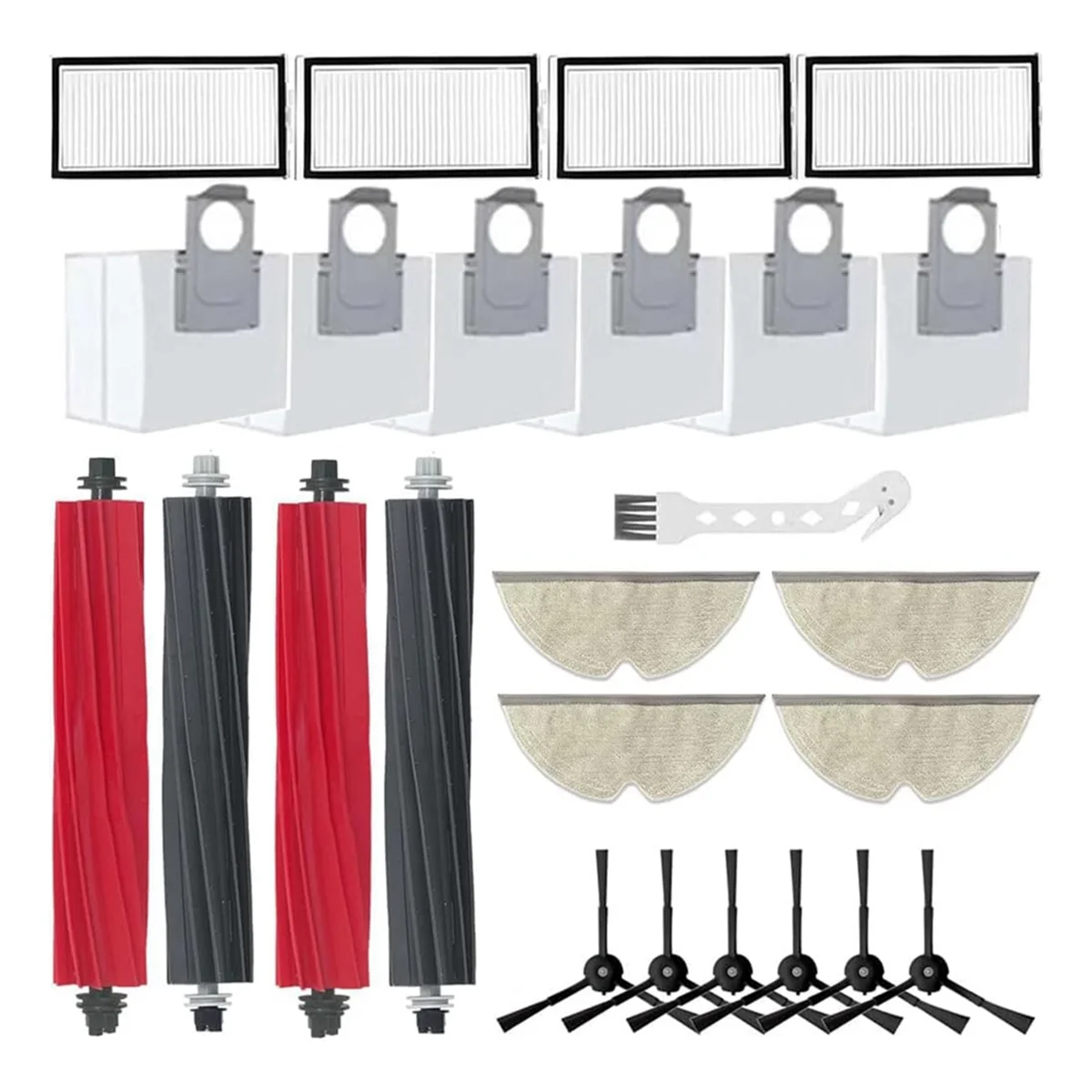 

A76Z For Q8 Max+ Q5 Pro Q8 Max Q5 Pro+ Robot Vacuum Cleaner Main Side Brush Hepa Filter Mop Cloth Accessories Kit