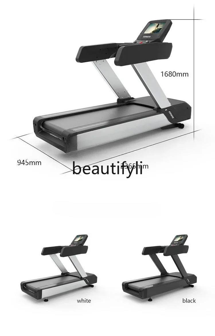 X  Commercial touch screen treadmill, gym professional cardio equipment, smart color screen treadmill