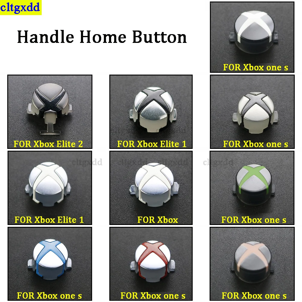 Cltgxdd 1 Piece FOR Xbox One/Xbox One S/Elite 1/Elite 12 Controller Home Start Return Power Guide Logo Button Replacement