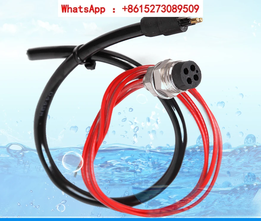 Current watertight connector waterproof seal male and female wet plug connector 2-core underwater