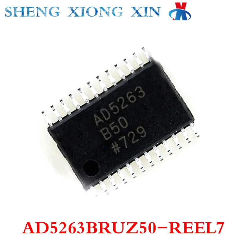 

5pcs/Lot 100% New AD5263BRUZ50-REEL7 TSSOP-24 Digital potentiometers AD5263 AD5263BRUZ50 Integrated Circuit