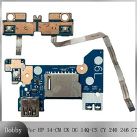 Original nuevo para 14-CM 14-CK 14-DG 14Q-CS 14Q-CY TPN-I131 I132 240 G7 246 G7 lector de tarjetas SD placa de puerto USB accesorios para ordenador portátil
